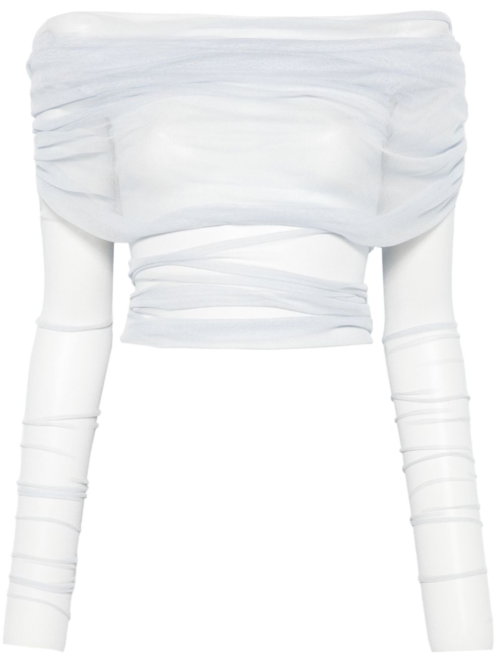 Christopher Esber Veiled top - Blue von Christopher Esber