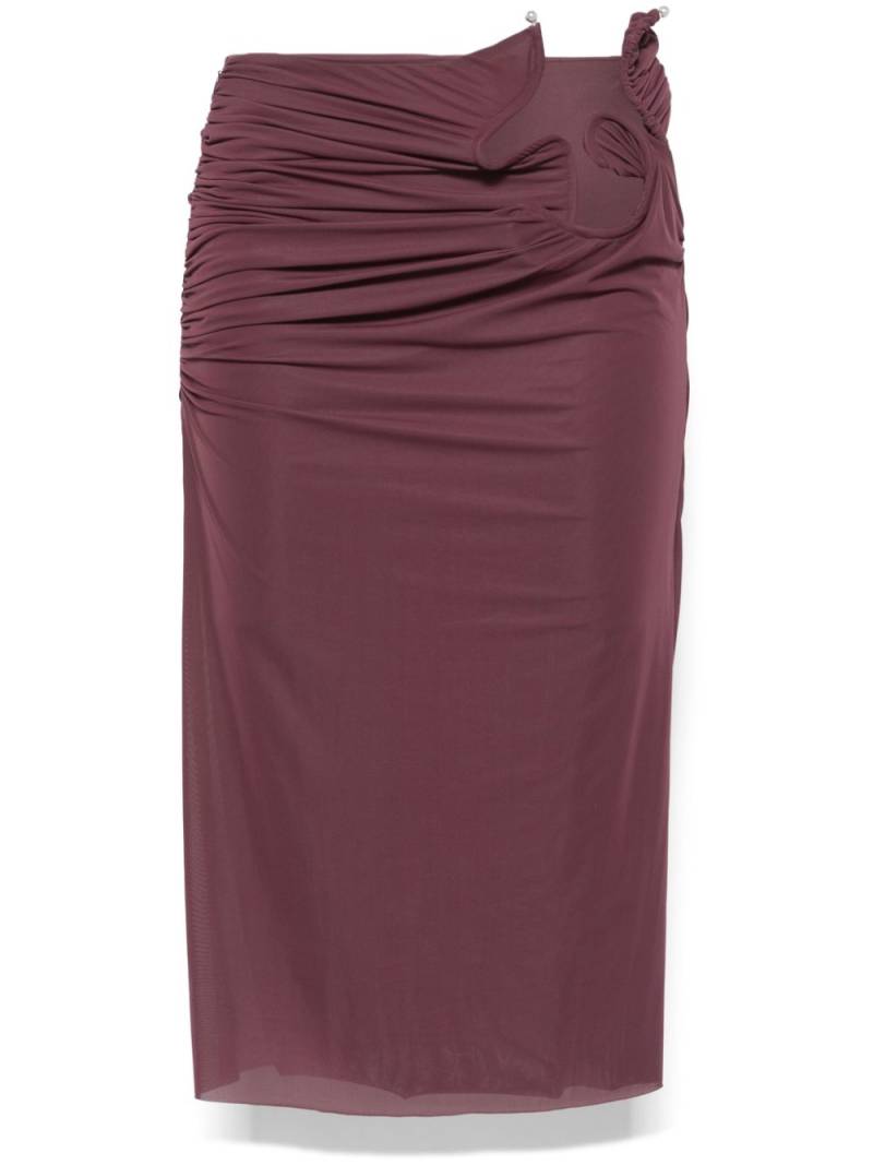 Christopher Esber Venus midi skirt - Red von Christopher Esber