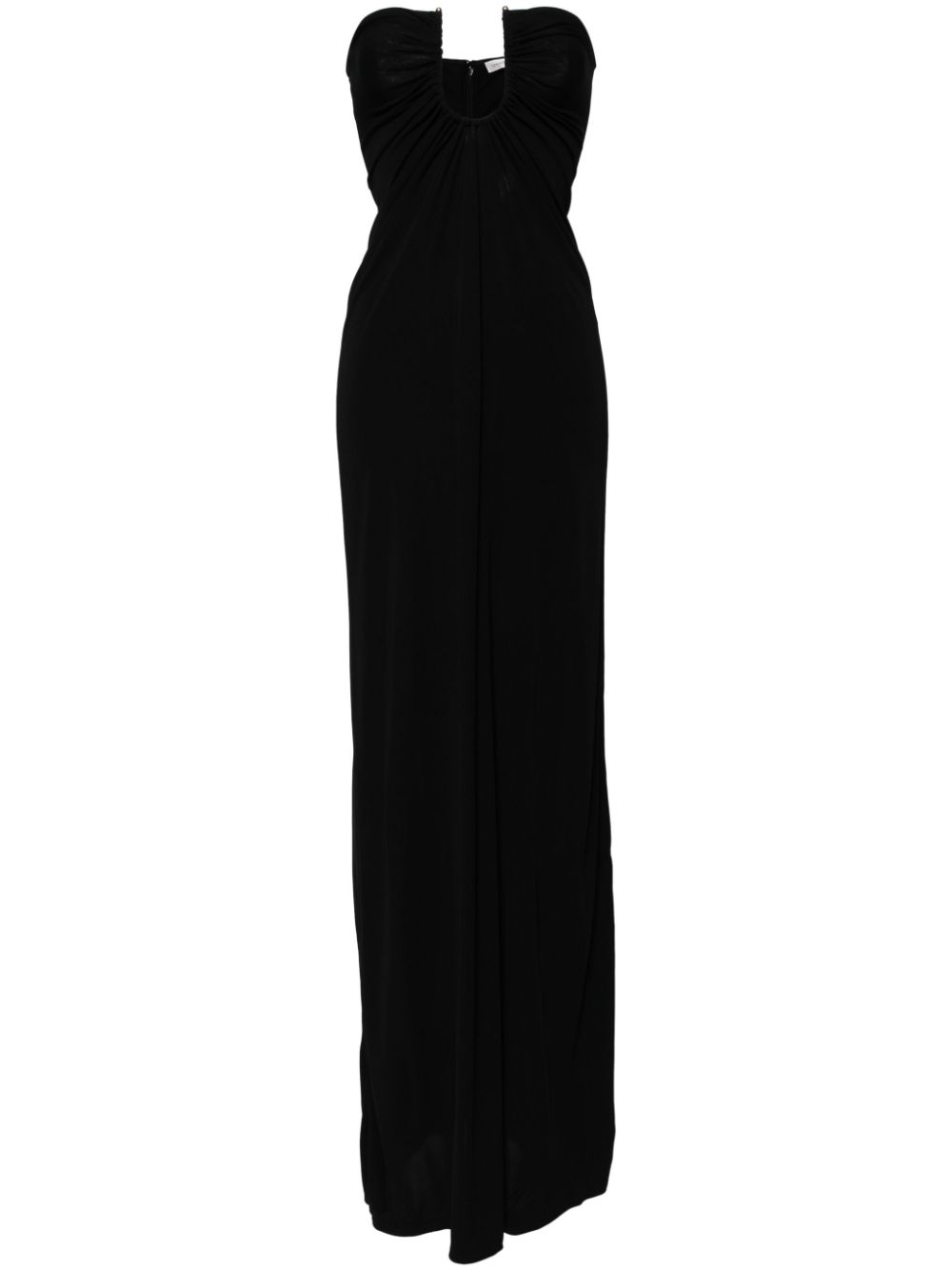 Christopher Esber arced palm strapless dress - Black von Christopher Esber