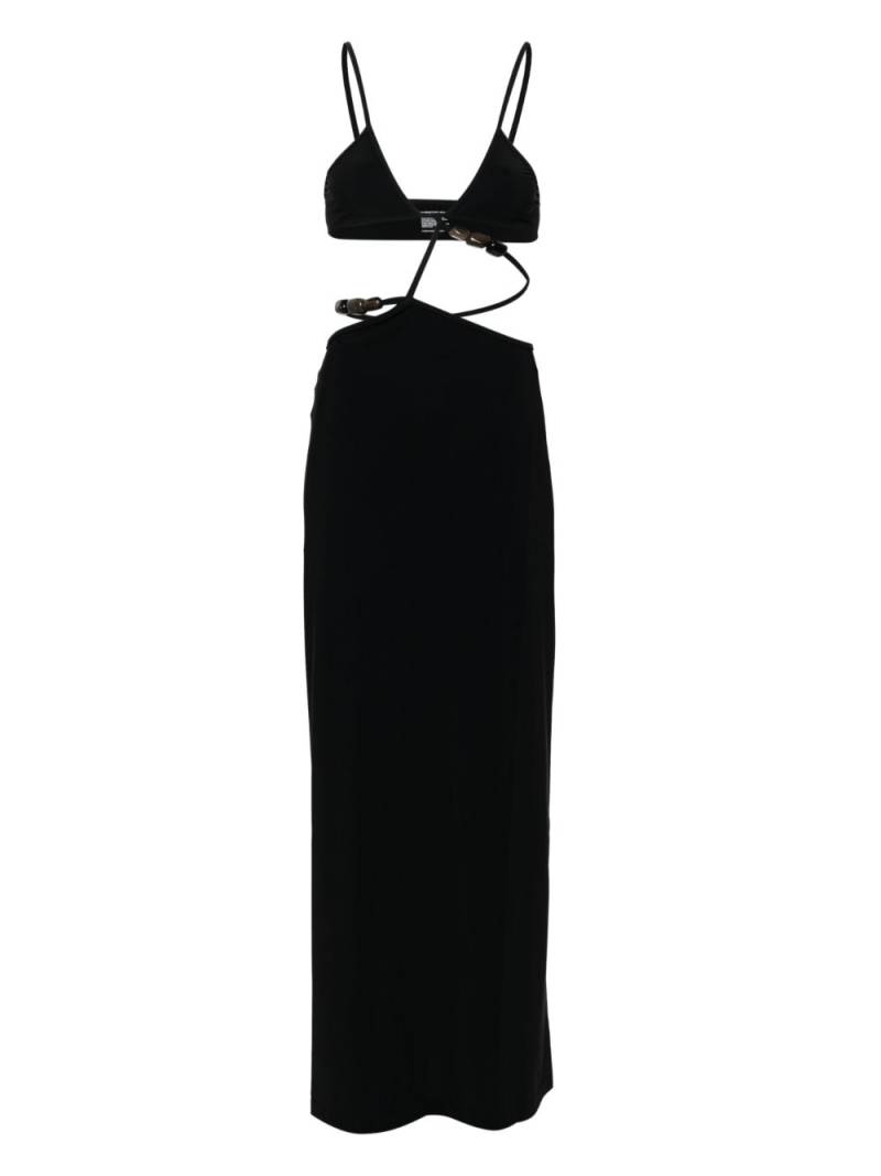 Christopher Esber cross bandeau midi dress - Black von Christopher Esber