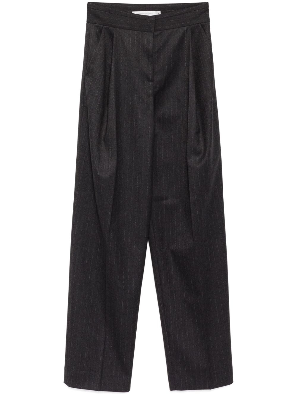 Christopher Esber cuffed tailored trouser - Grey von Christopher Esber