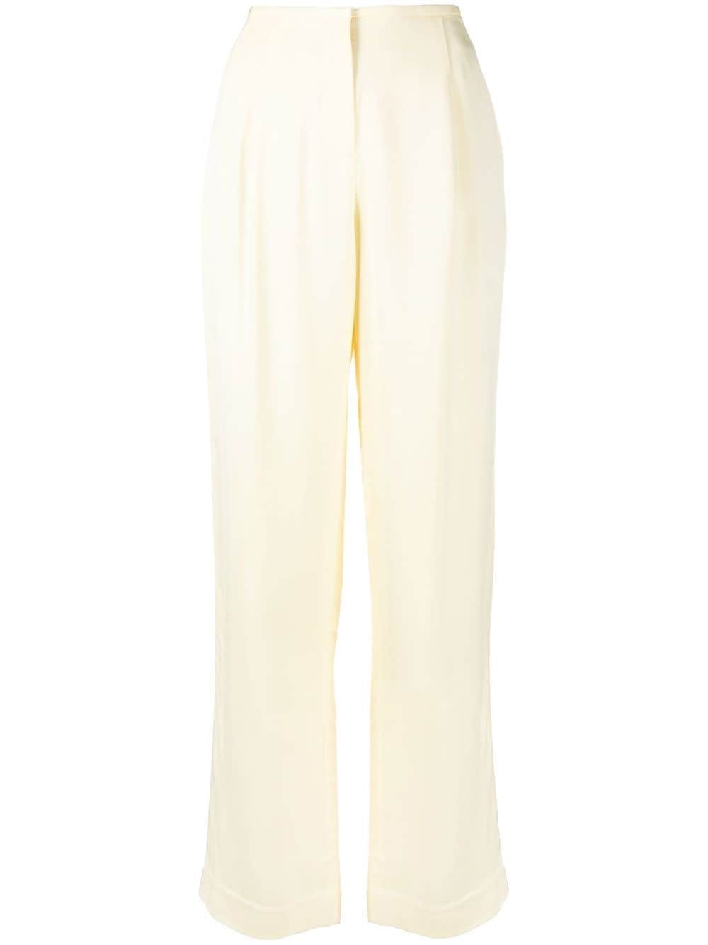 Christopher Esber mid-rise straight leg trousers - Yellow von Christopher Esber