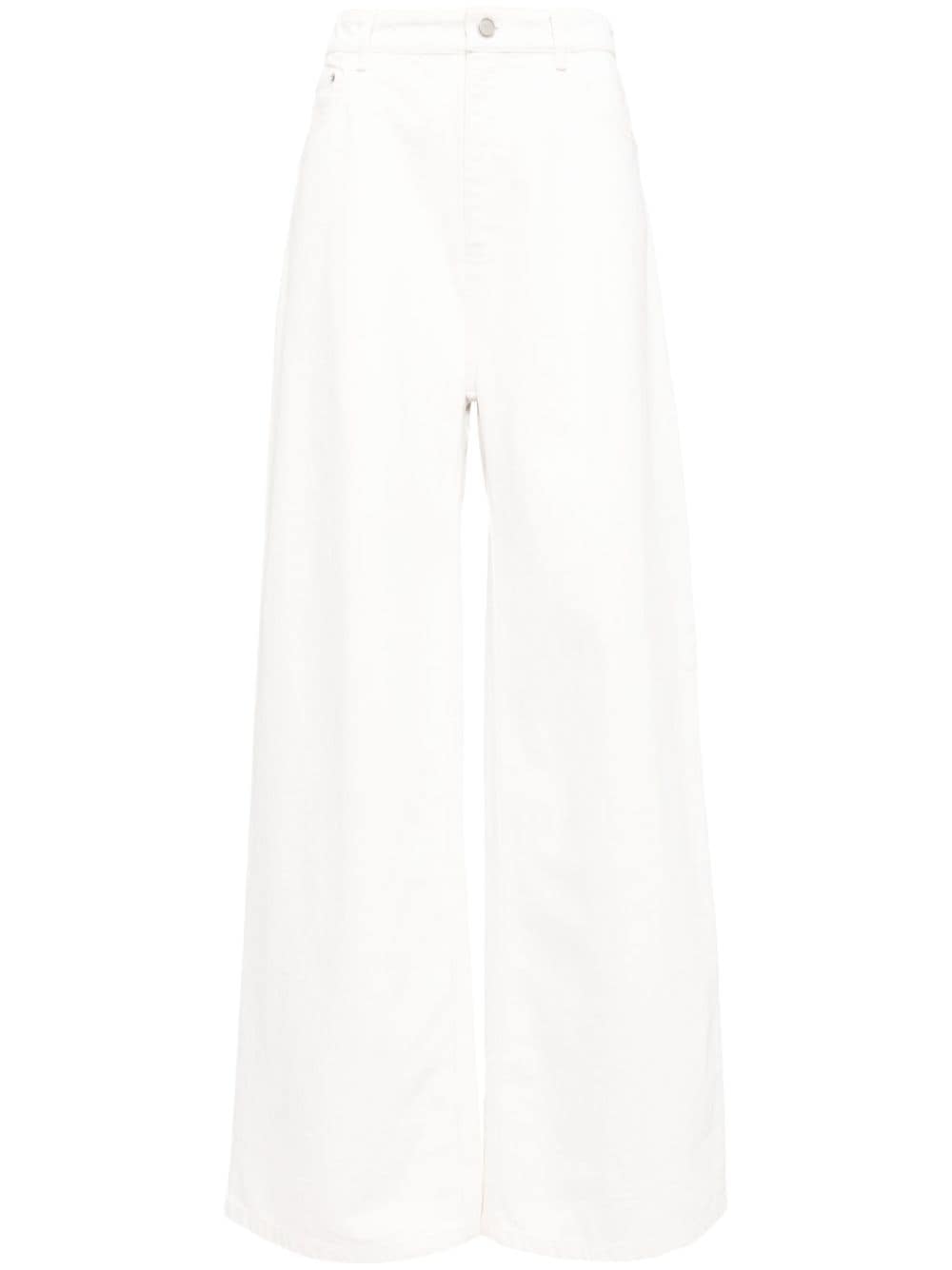 Christopher Esber oversized drop jeans - White von Christopher Esber