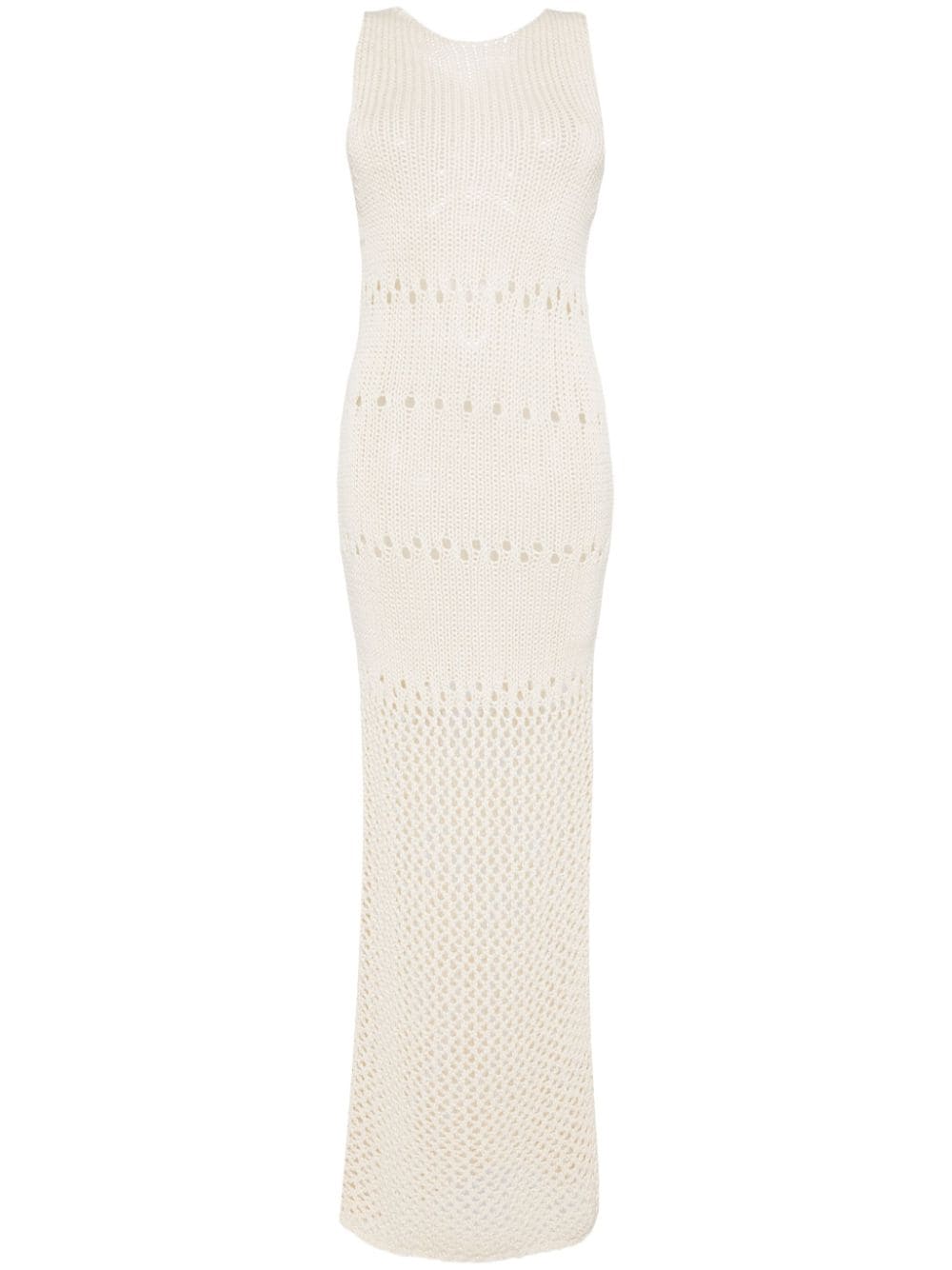 Christopher Esber pointelle fractus knitted dress - Neutrals von Christopher Esber