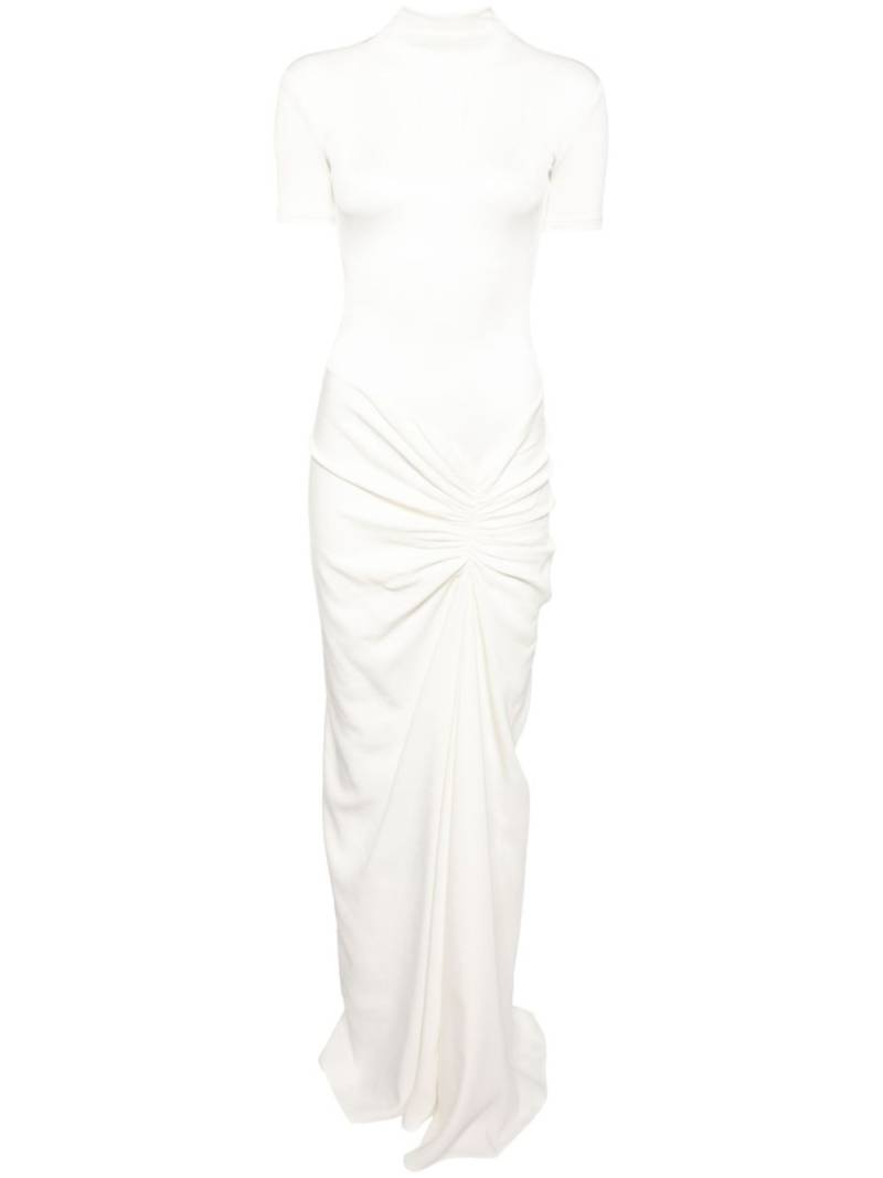 Christopher Esber ruched gown - White von Christopher Esber