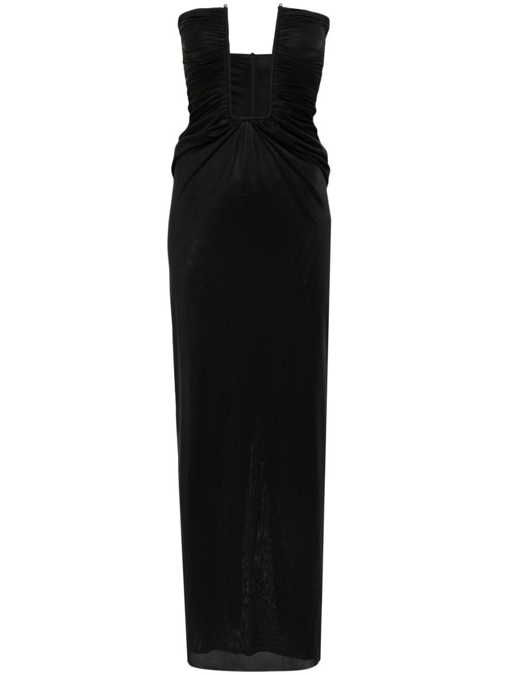 Christopher Esber strapless plunging-neck maxi dress - Black von Christopher Esber