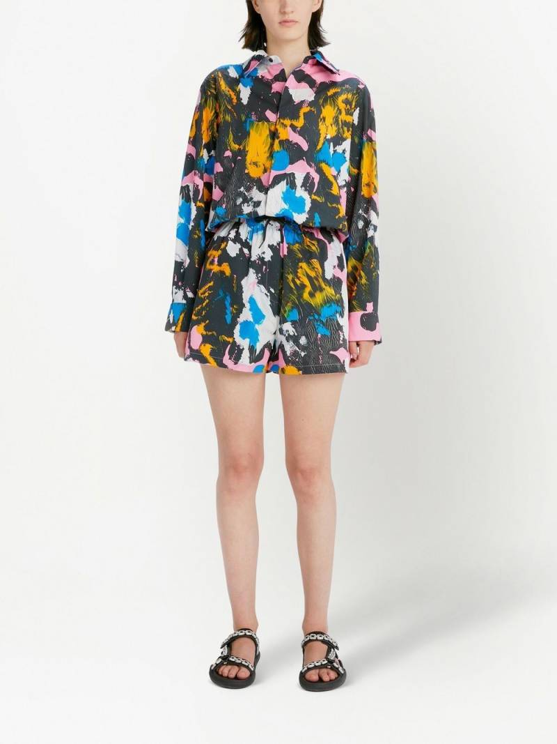 Christopher Kane camouflage-print long-sleeved shirt - Multicolour von Christopher Kane