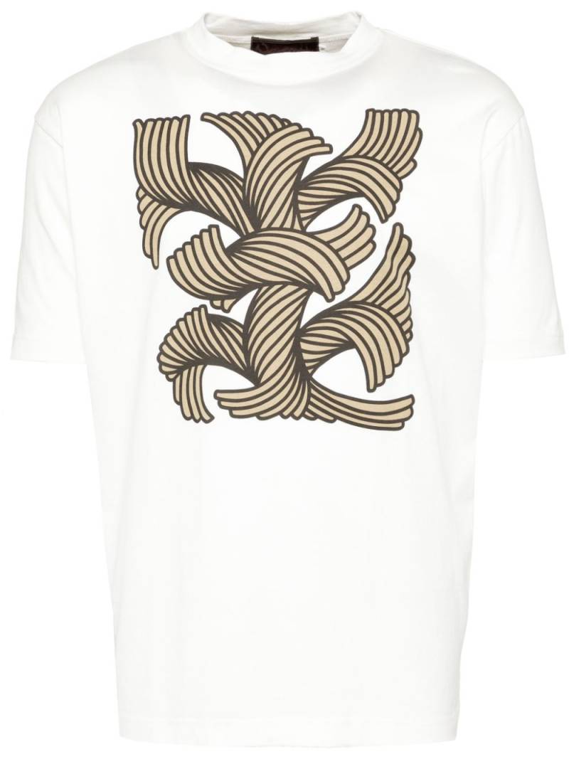 Christopher Nemeth printed T-shirt - White von Christopher Nemeth