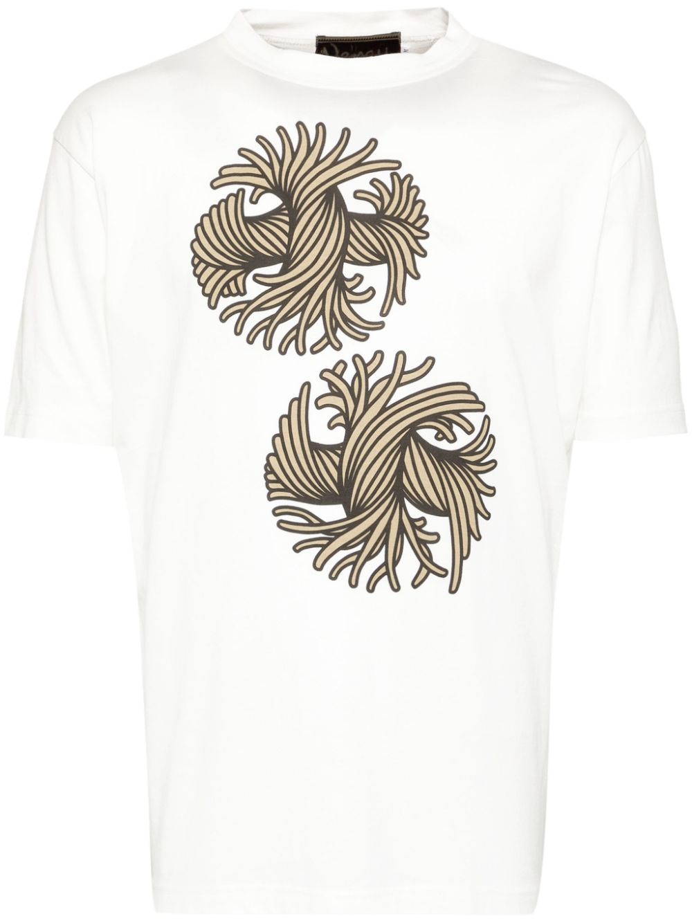 Christopher Nemeth printed T-shirt - White von Christopher Nemeth