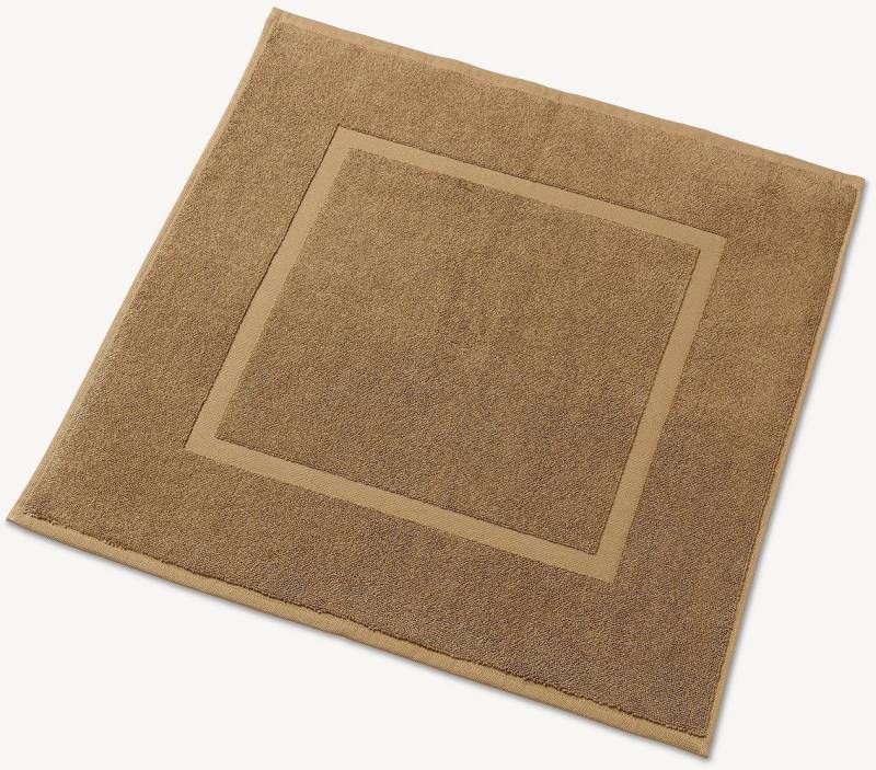 Christy Badematte »Â»OrganicÂ««, Höhe 4 mm, fussbodenheizungsgeeignet, Luxus Badematte 850g/m² - 100% Bio-Baumwolle, 60 x60, 2er-Set von Christy