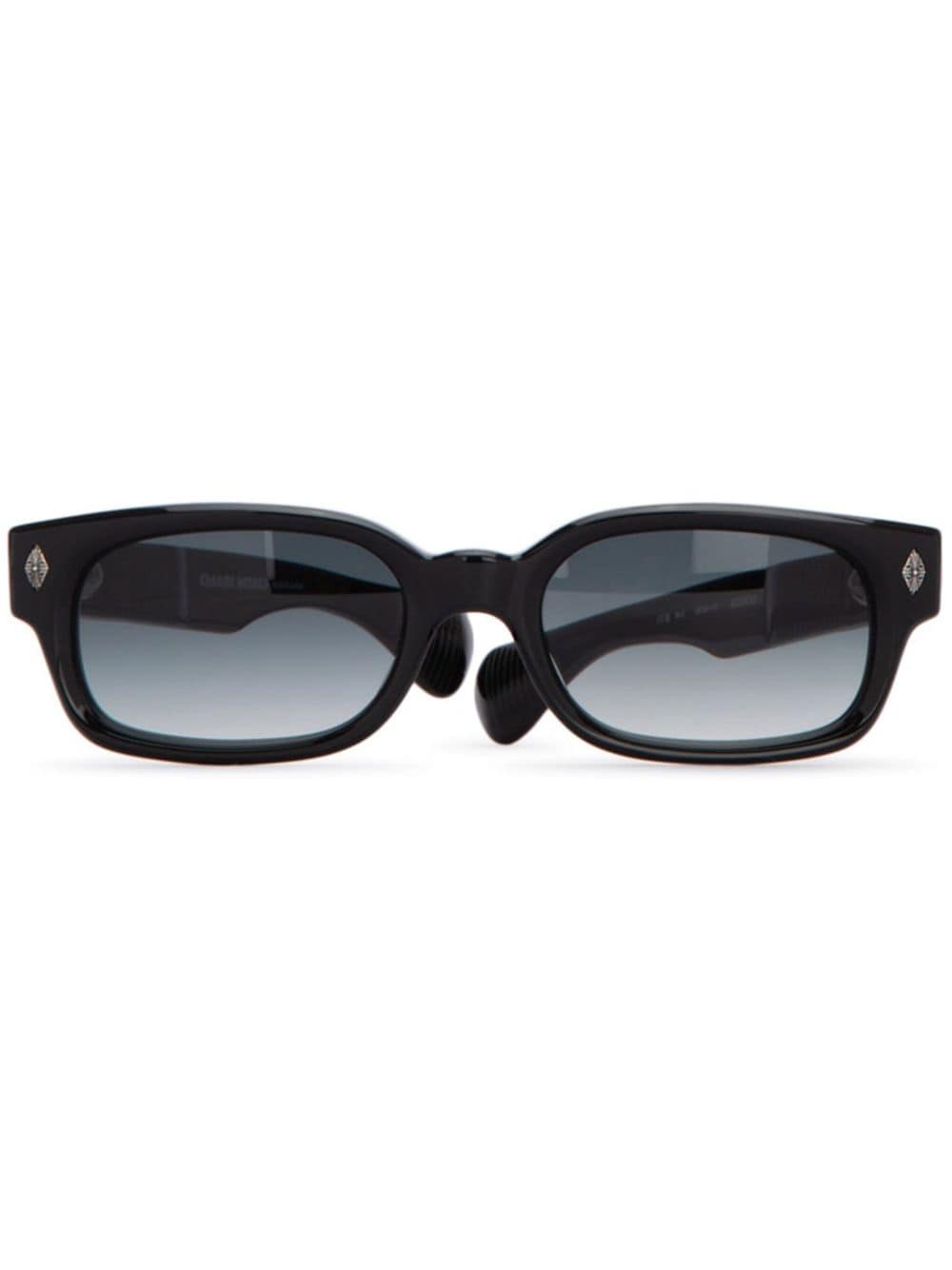 Chrome Hearts rectangle-frame sunglasses - Black