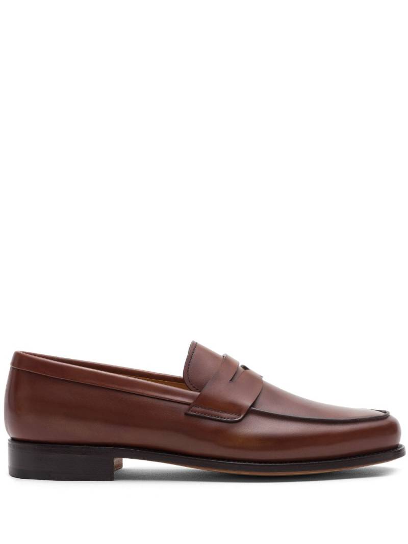 Church's Milford leather penny loafers - Brown von Church's