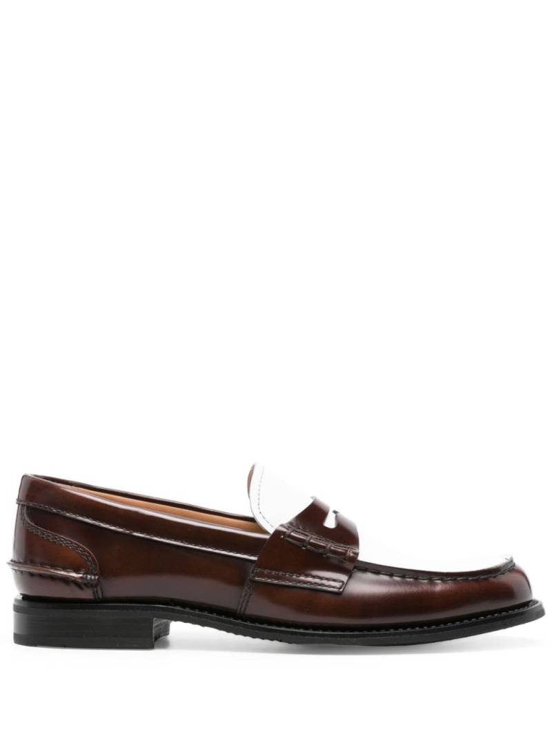 Church's Pembrey W5 leather loafers - Brown von Church's