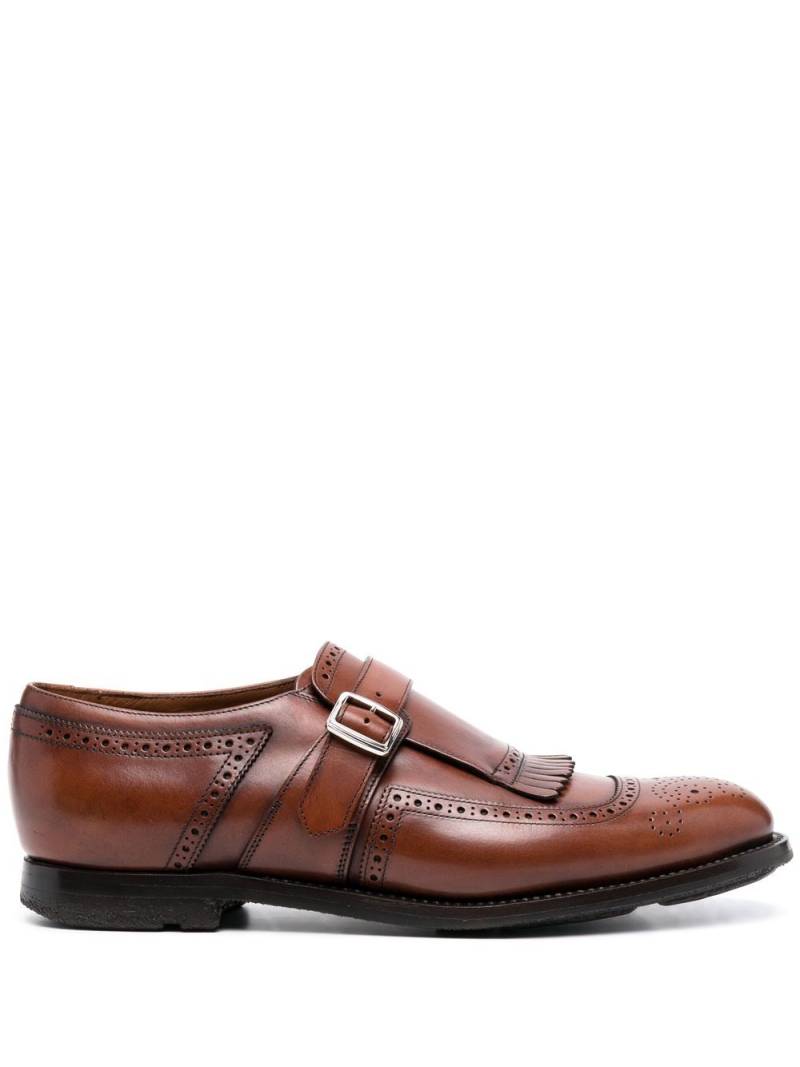 Church's Shanghai leather monk shoes - Brown von Church's