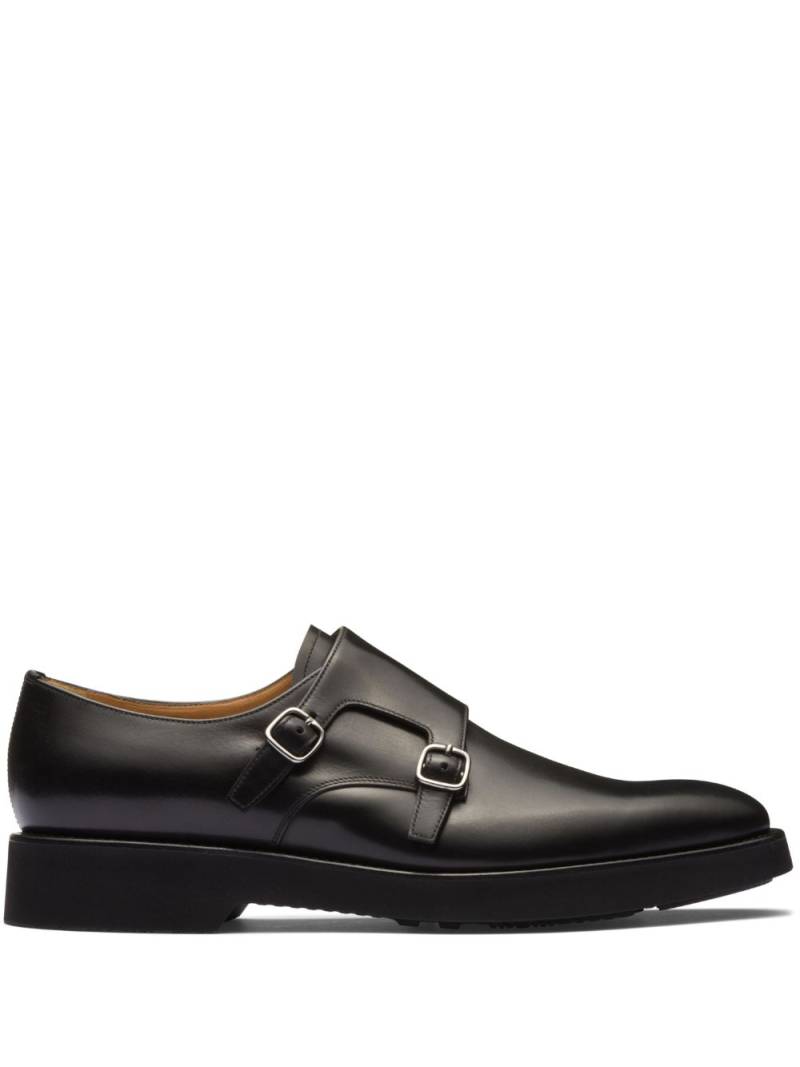 Church's double-buckle leather monk shoes - Black von Church's