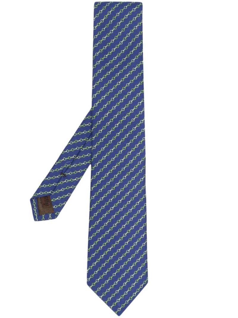 Church's graphic-print silk tie - Blue von Church's