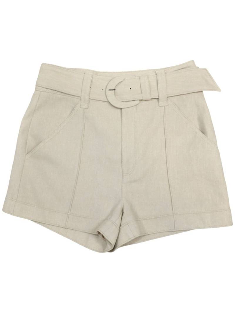 Cinq A Sept Aldi belted shorts - Neutrals von Cinq A Sept