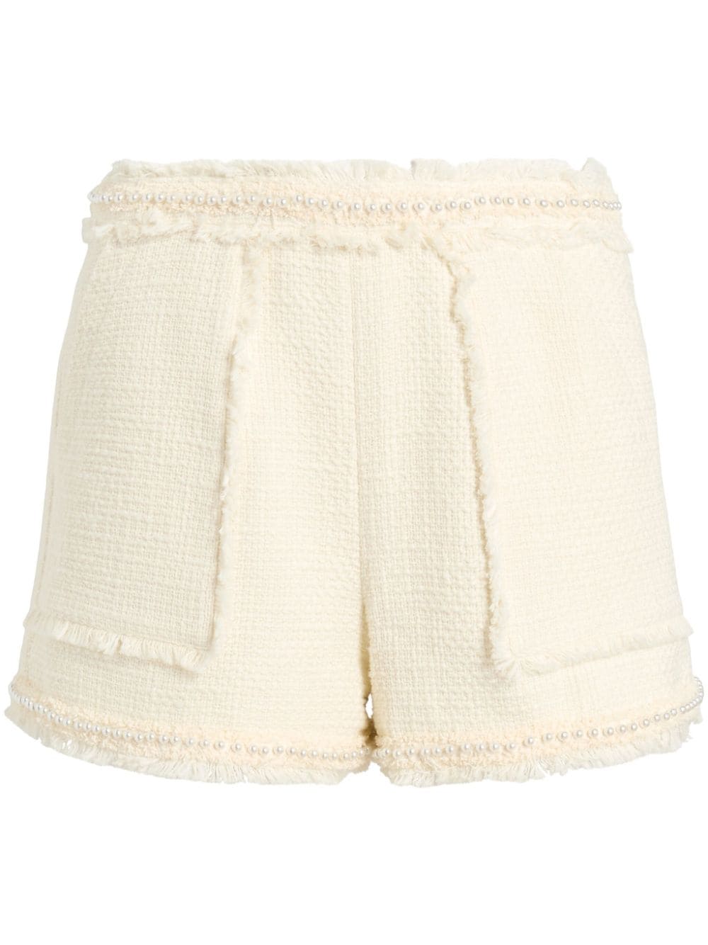Cinq A Sept Allen pearl-embellished shorts - Neutrals von Cinq A Sept