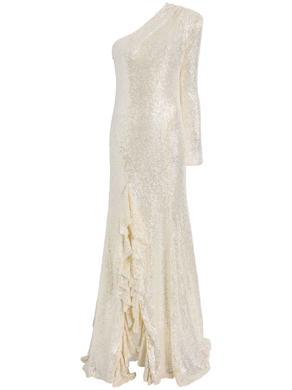 Cinq A Sept Angeline Gown sequin long dress - White von Cinq A Sept