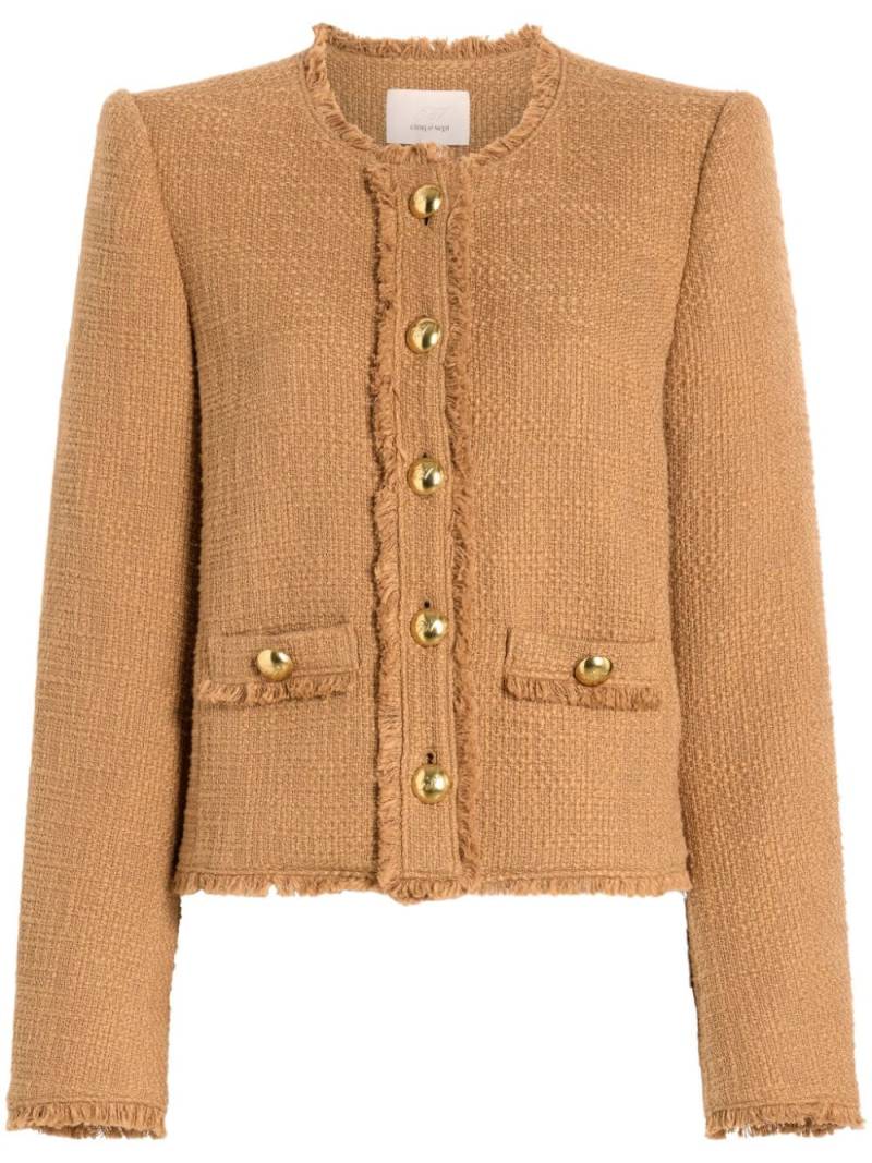 Cinq A Sept Christie blouclé jacket - Brown von Cinq A Sept