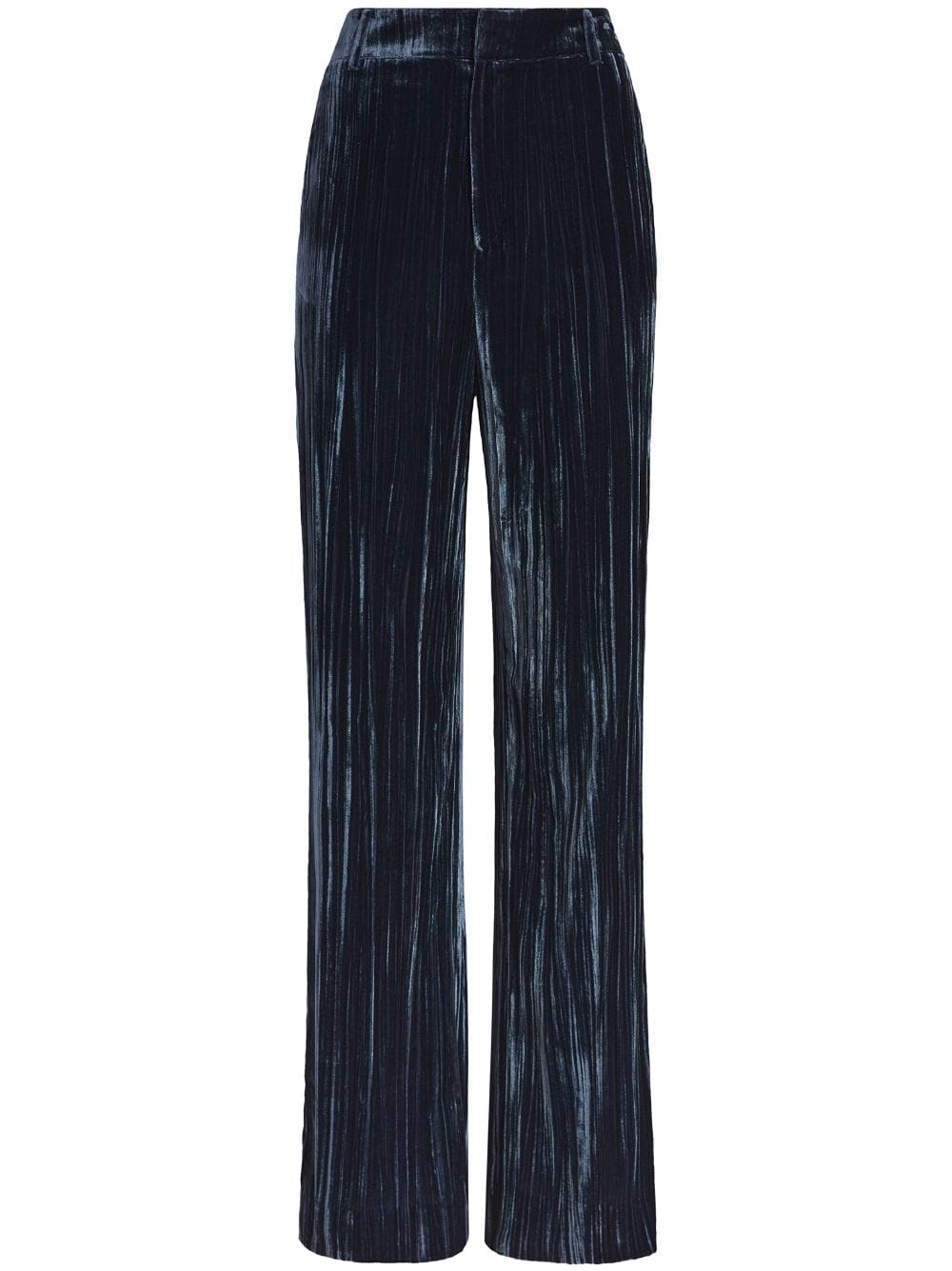 Cinq A Sept Collins velvet wide-leg trousers - Blue von Cinq A Sept