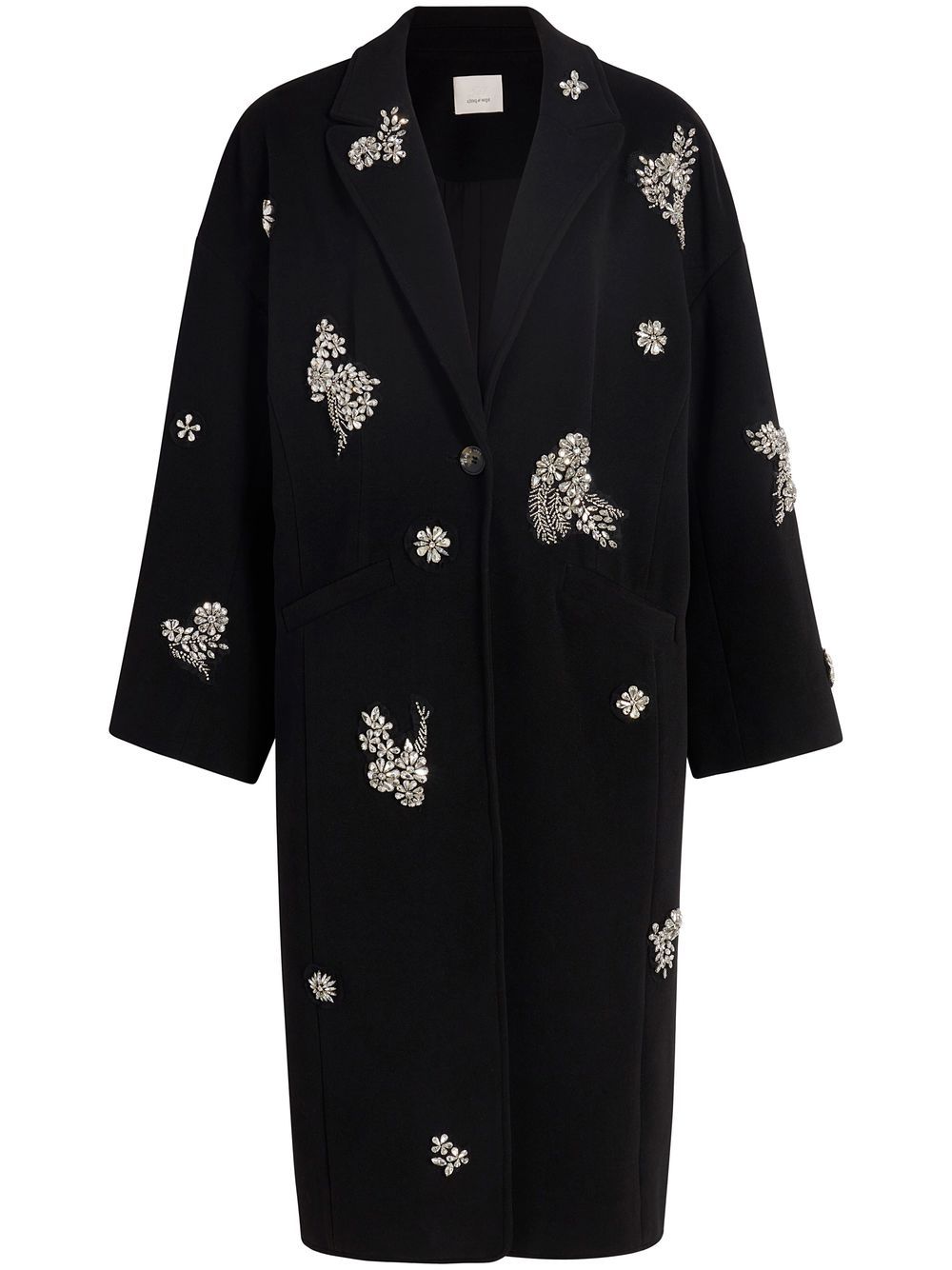 Cinq A Sept Crystal Ivy Gravis coat - Black von Cinq A Sept