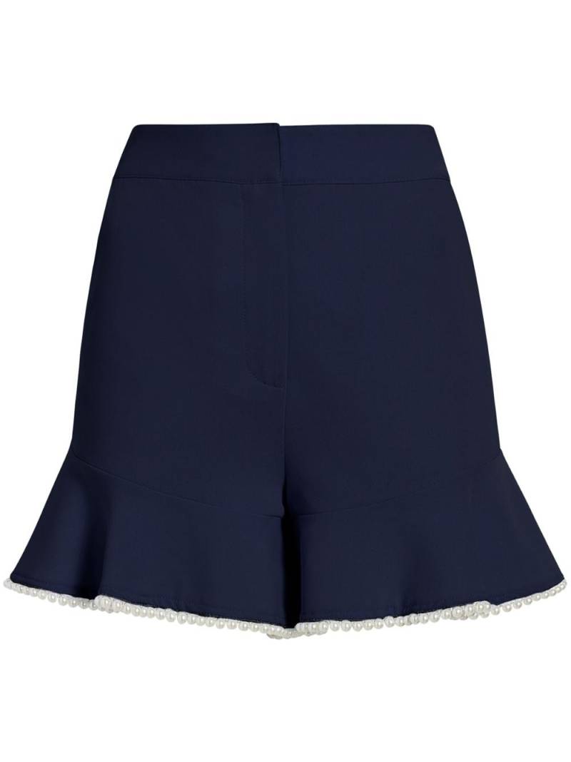 Cinq A Sept Ditsy Neema seersucker shorts - Blue von Cinq A Sept