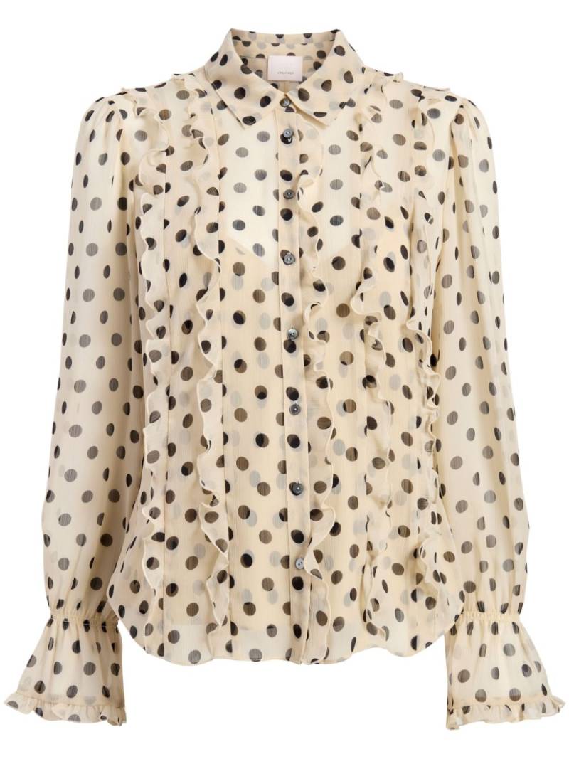 Cinq A Sept Estelle polka-dot shirt - Neutrals von Cinq A Sept