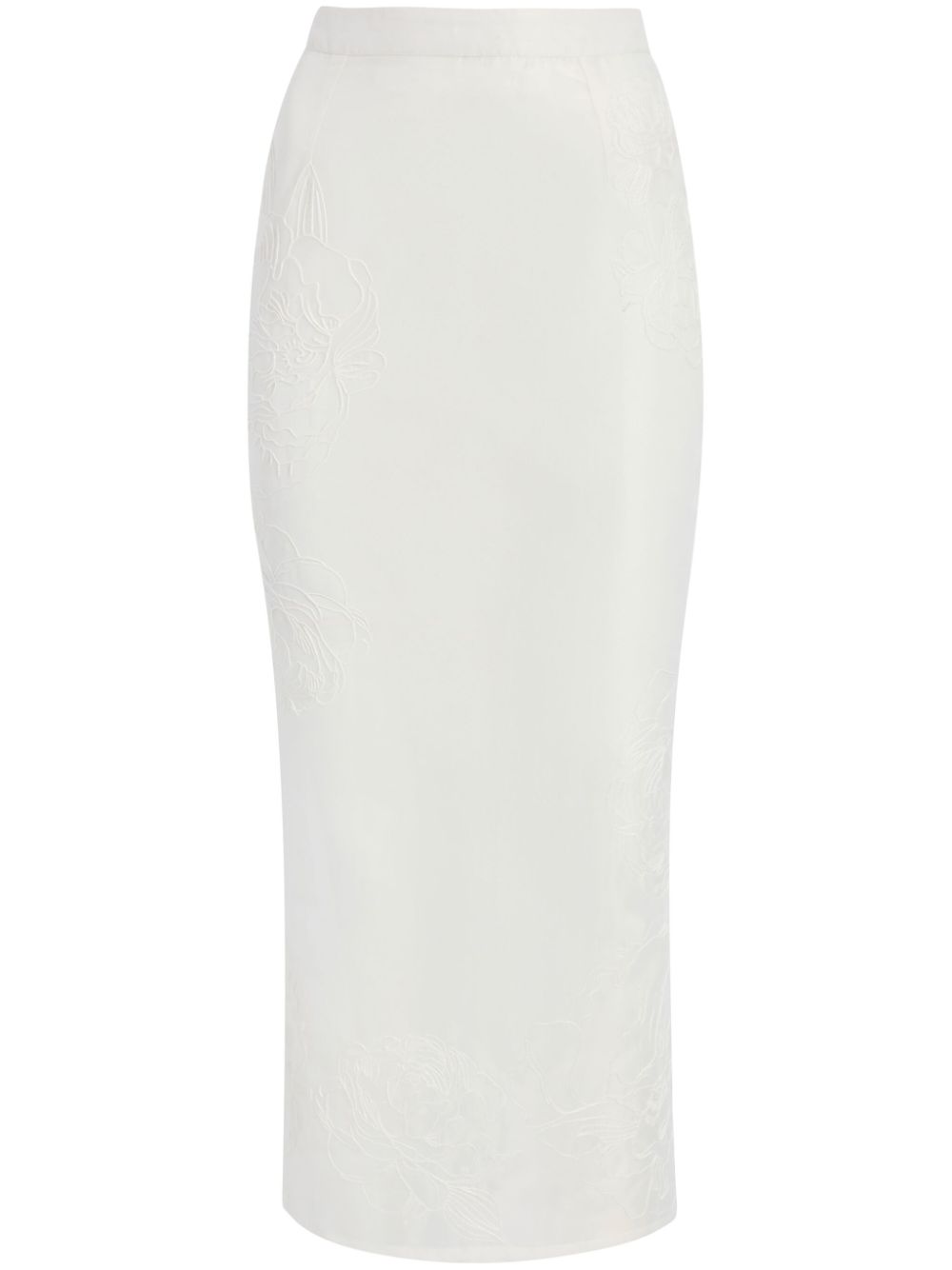 Cinq A Sept Etta midi skirt - White von Cinq A Sept