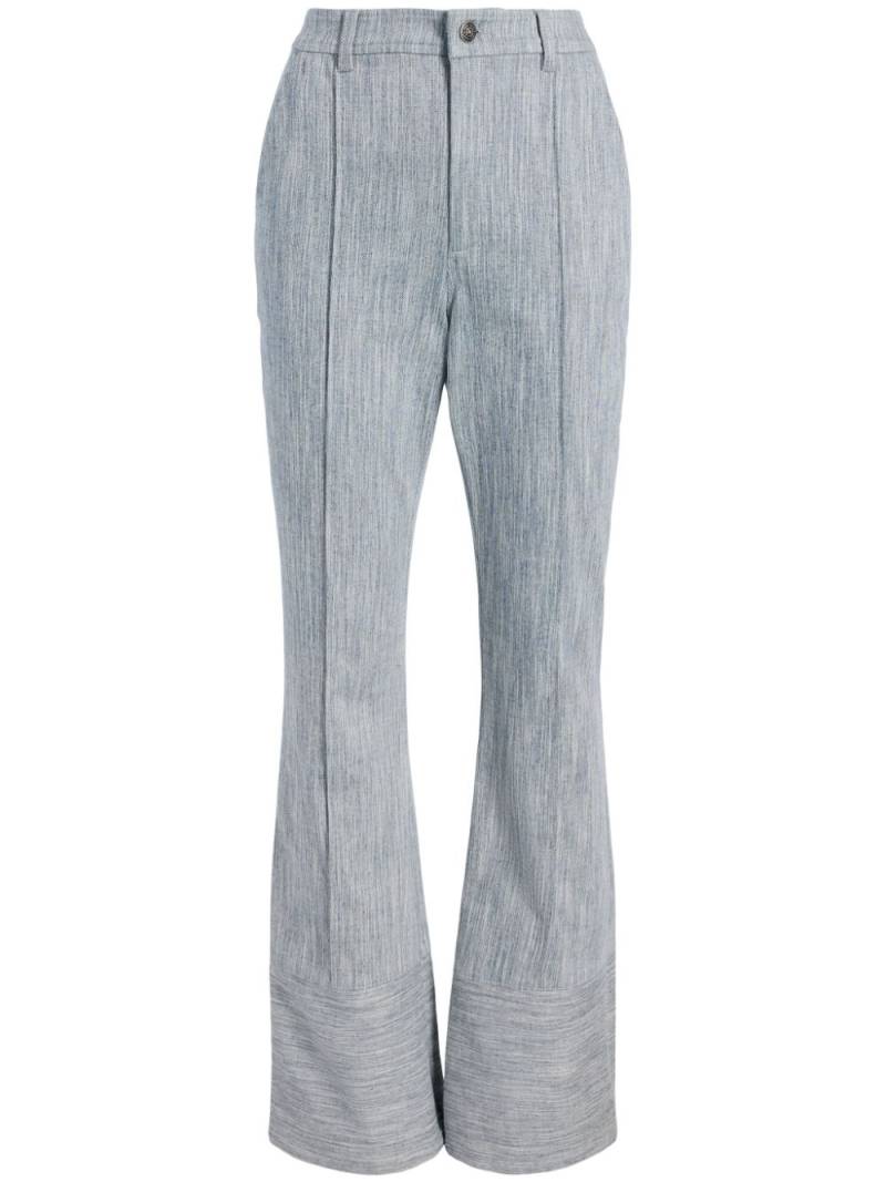 Cinq A Sept Evelyn high-rise flared jeans - Blue von Cinq A Sept