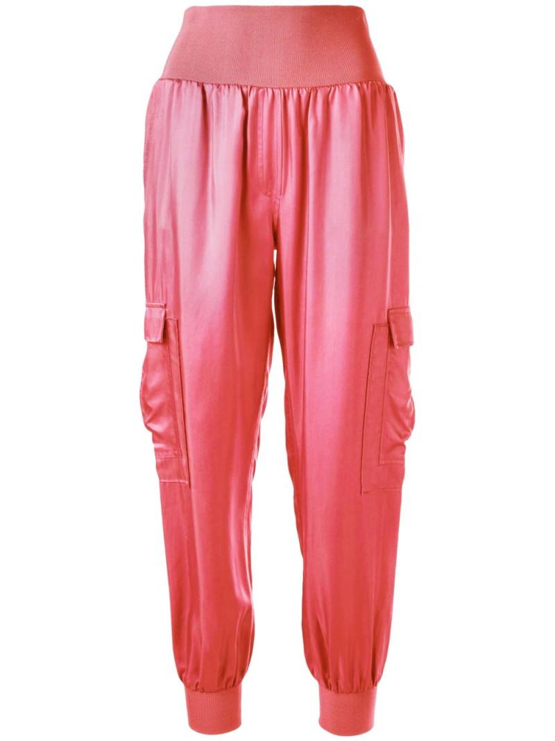 Cinq A Sept Giles tapered cargo track pants - Pink von Cinq A Sept