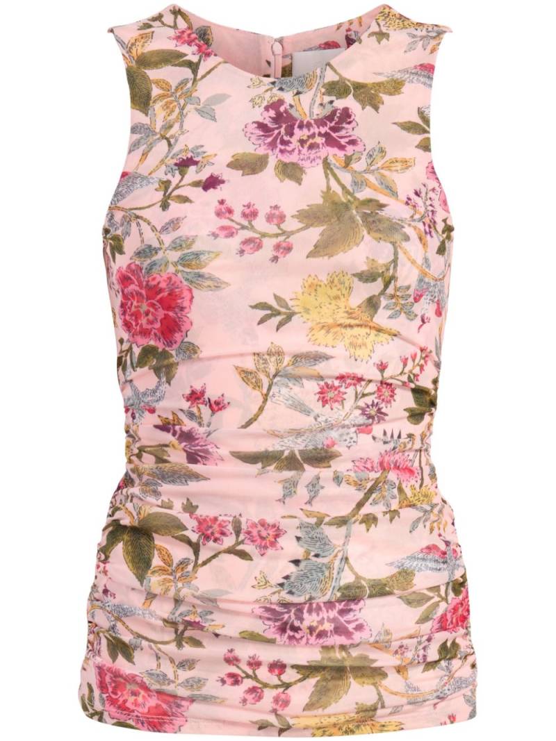 Cinq A Sept Hana Floral Dasha top - Pink von Cinq A Sept