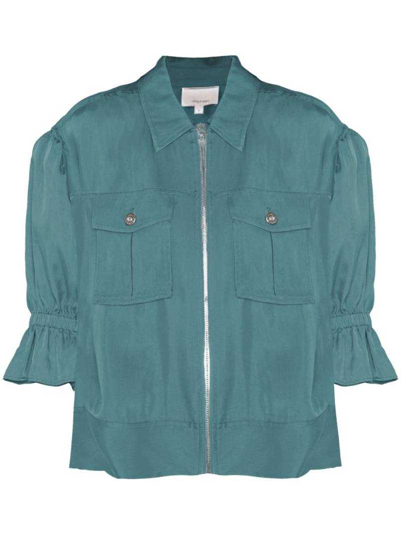 Cinq A Sept Holly short-sleeve jacket - Green von Cinq A Sept