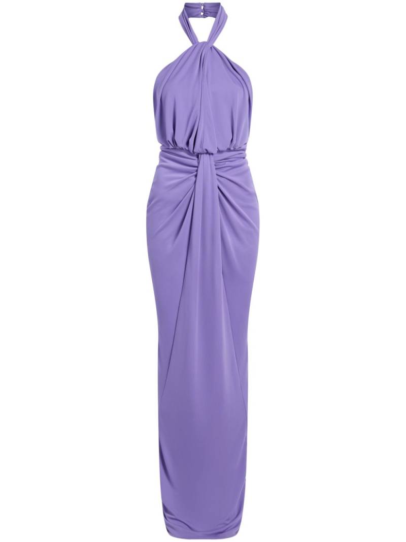 Cinq A Sept Kaily draped jersey gown - Purple von Cinq A Sept