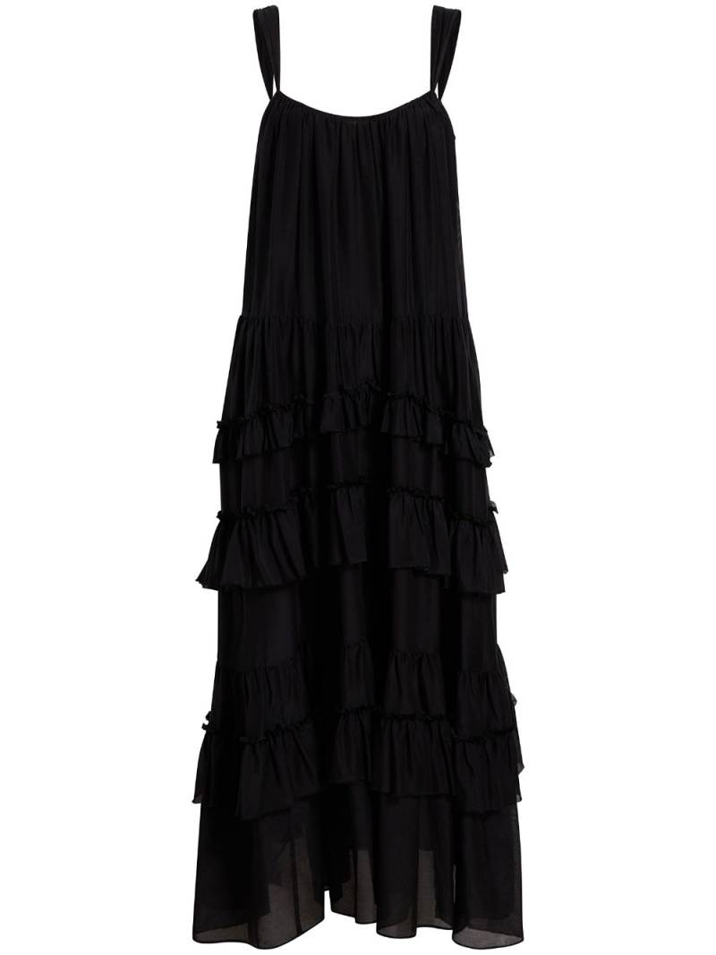 Cinq A Sept Kandra tiered cotton dress - Black von Cinq A Sept