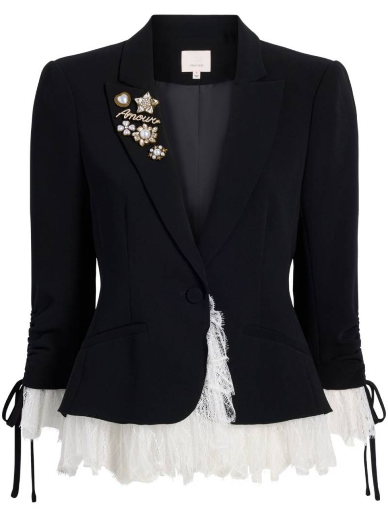 Cinq A Sept Le Petit Roxie blazer - Black von Cinq A Sept