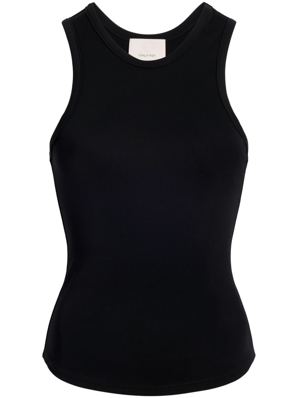 Cinq A Sept Lizzie ribbed tank top - Black von Cinq A Sept