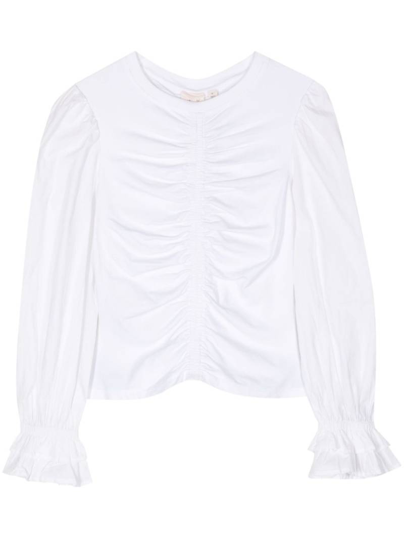 Cinq A Sept Mahnaz ruffled blouse - White von Cinq A Sept