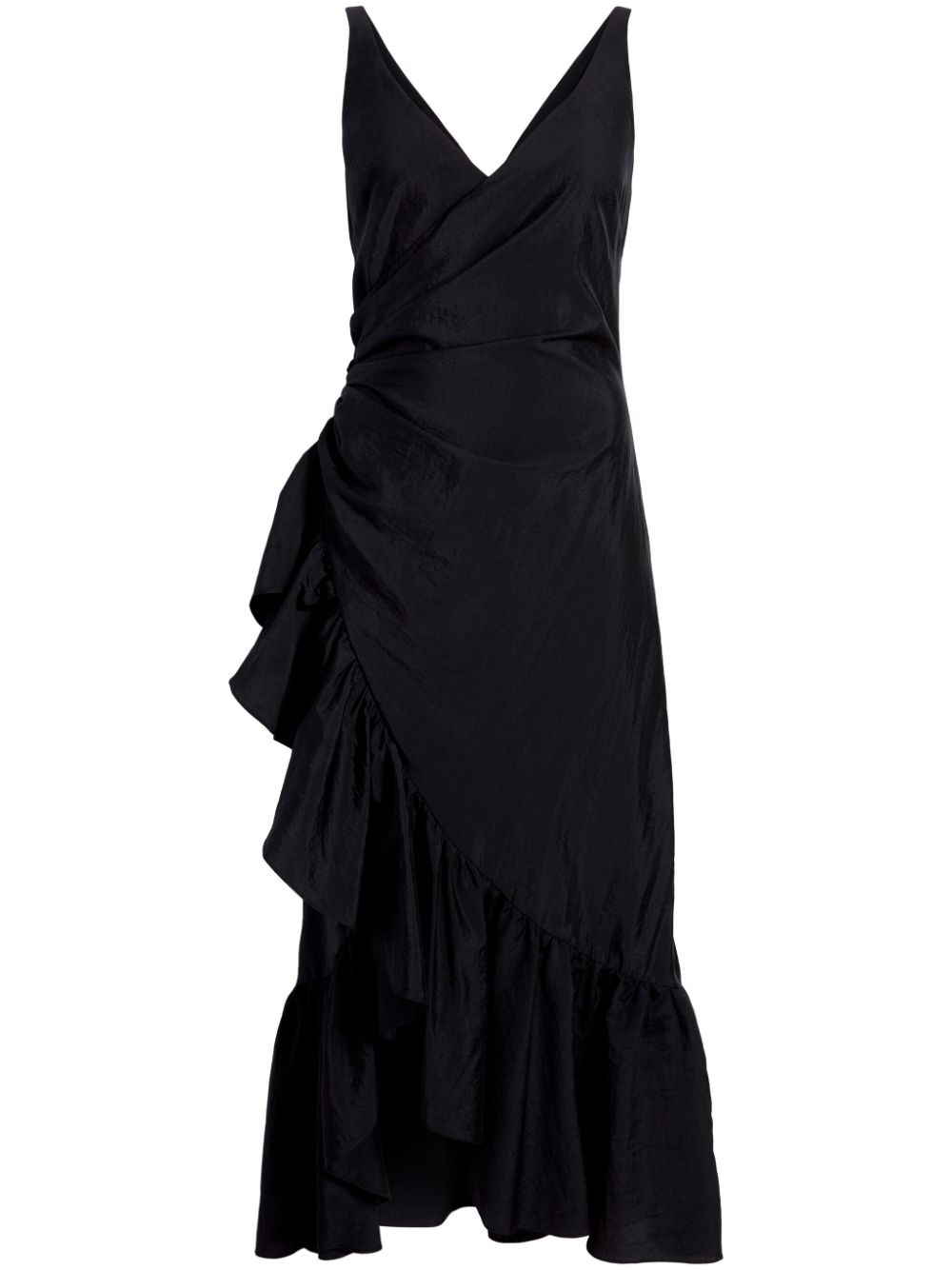 Cinq A Sept Mimi draped-detailing dress - Black von Cinq A Sept