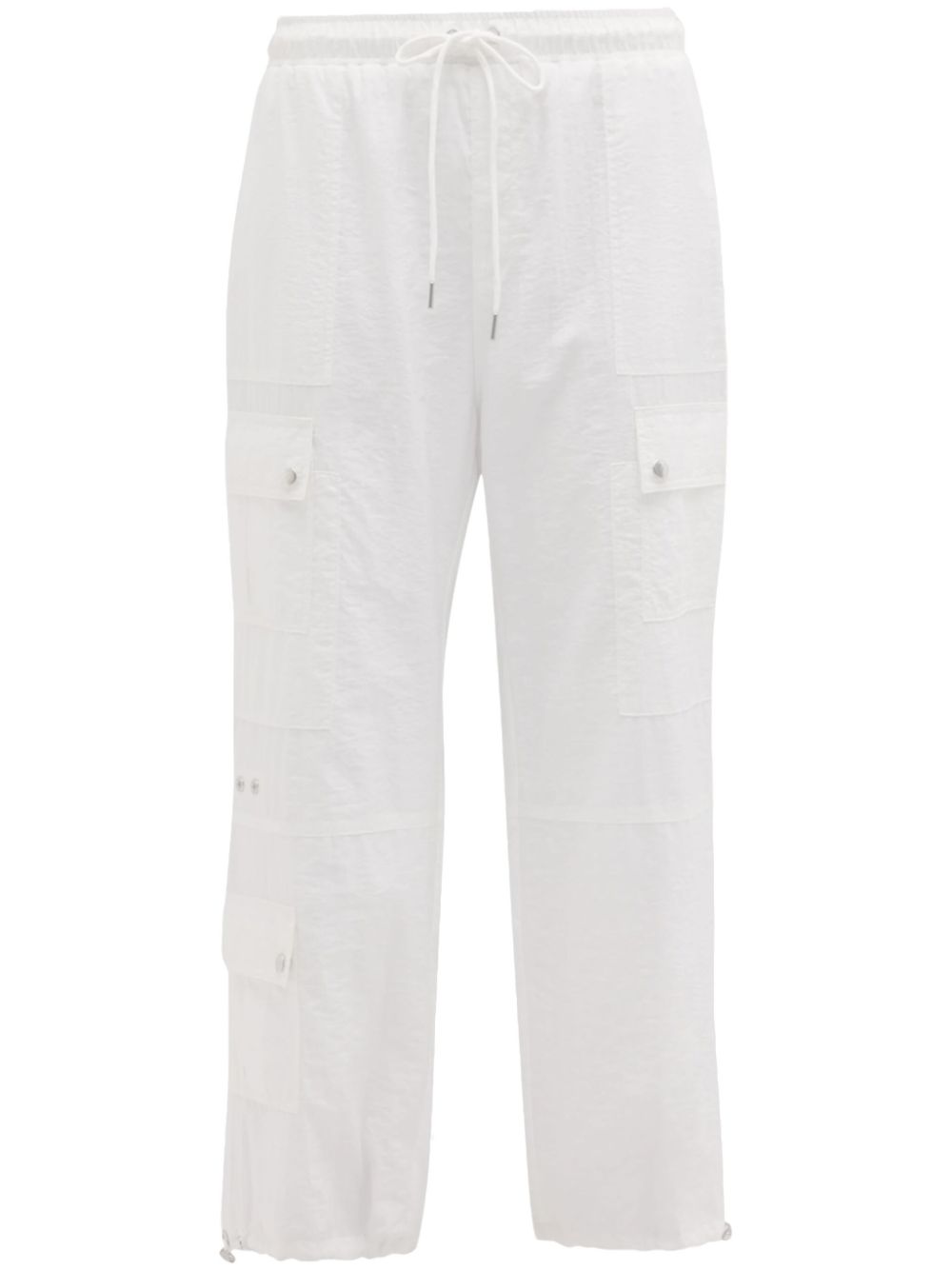 Cinq A Sept Nitsan cropped parachute trousers - White von Cinq A Sept