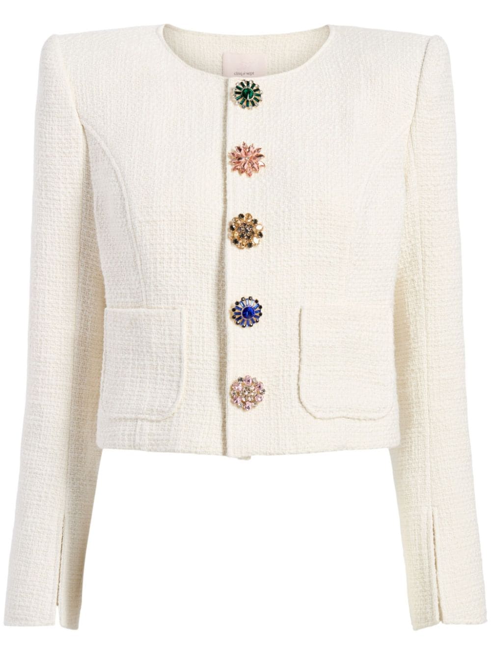 Cinq A Sept Randi tweed jacket - White von Cinq A Sept