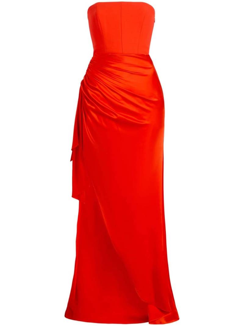 Cinq A Sept Rania draped gown - Orange von Cinq A Sept