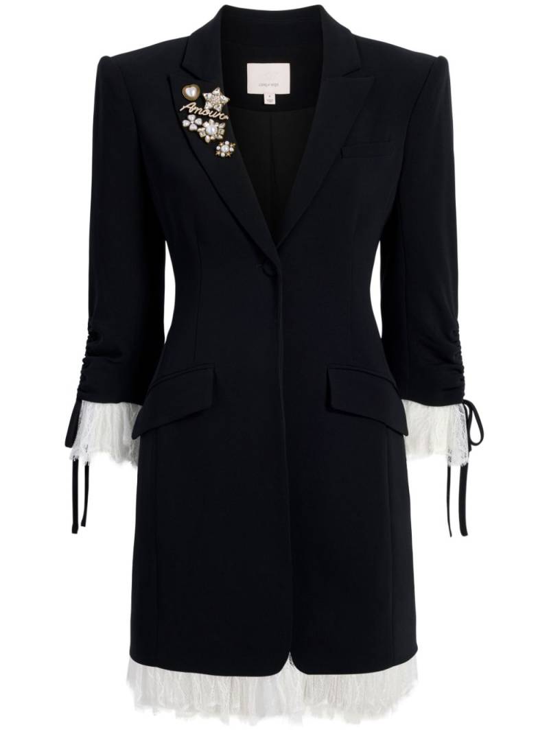 Cinq A Sept Roxie blazer dress - Black von Cinq A Sept