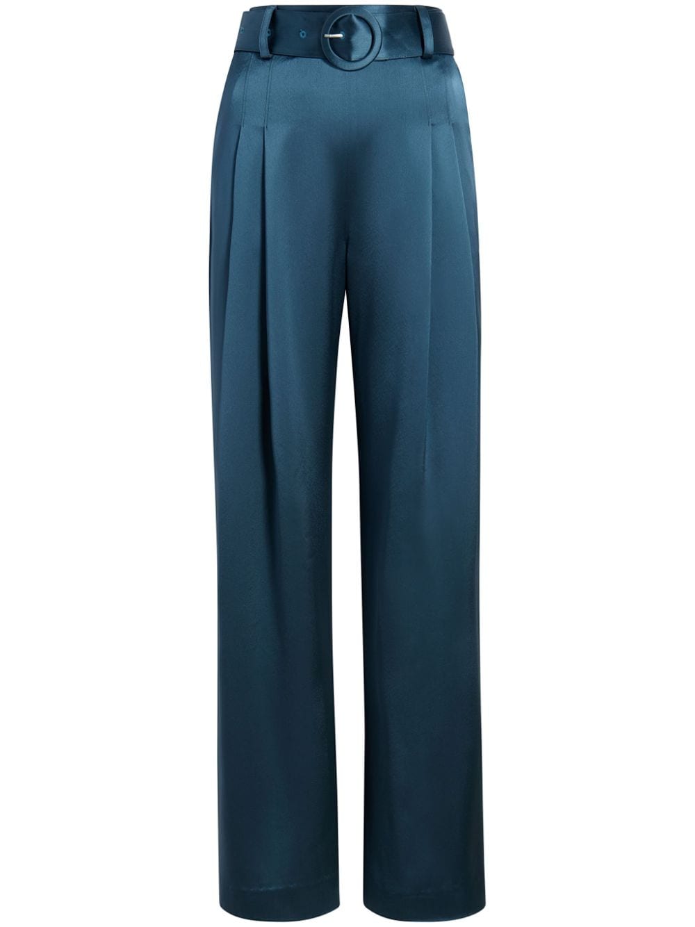 Cinq A Sept Shauna satin wide-leg trousers - Blue von Cinq A Sept