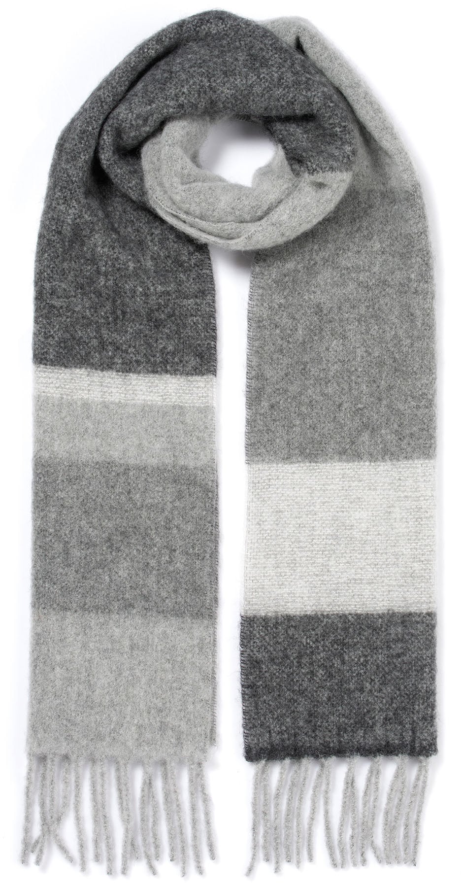 Cinque Strickschal »ASTER«, aus kuschelweichem Materialmix, Streifenoptik, made in Italy Cinque Strickschal »ASTER«, aus kuschelweichem Materialmix, Streifenoptik, made in Italy von Cinque