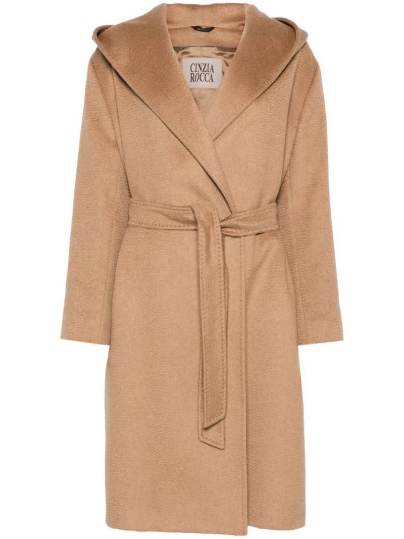 Cinzia Rocca belted coat - Brown von Cinzia Rocca