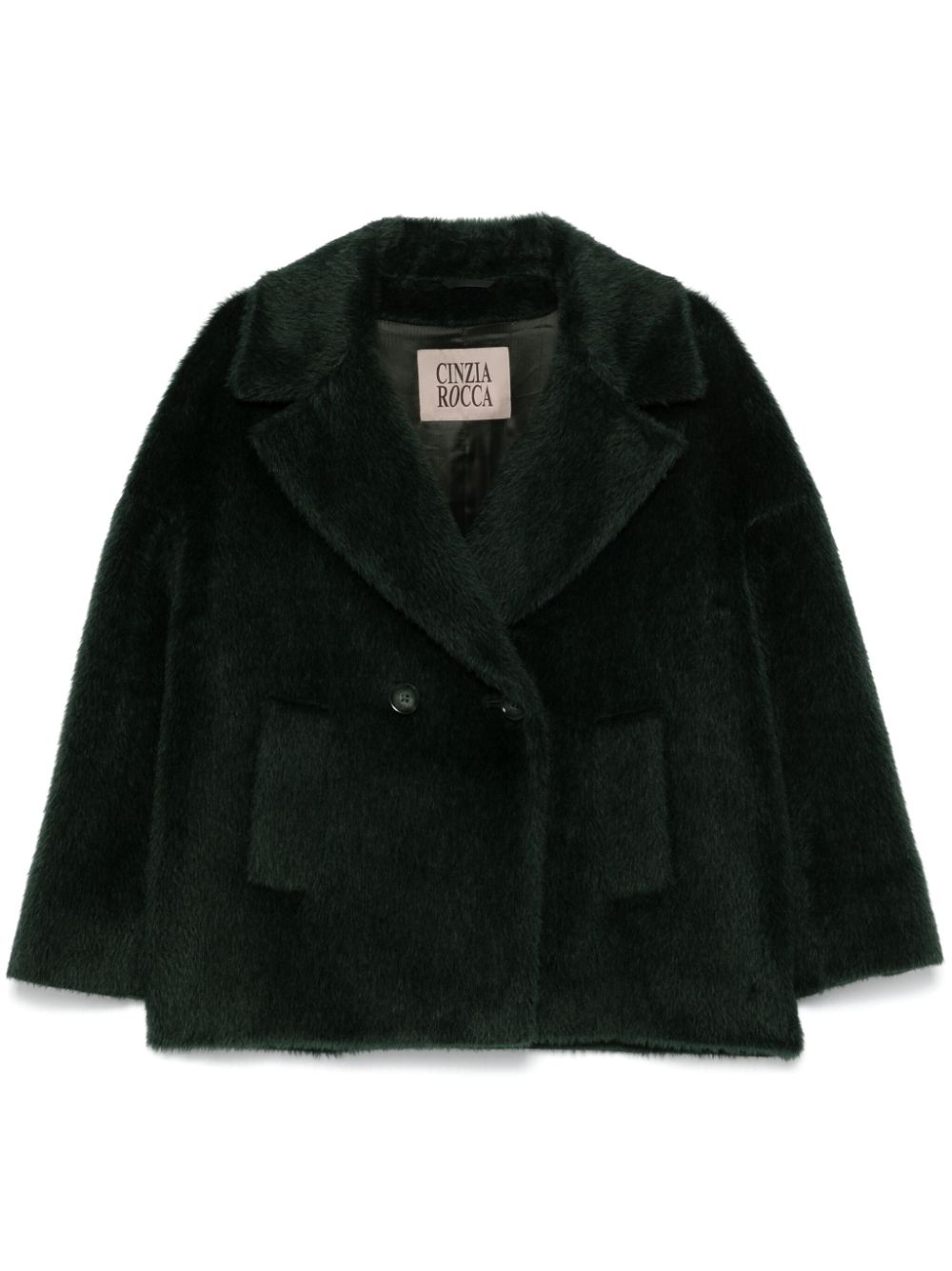 Cinzia Rocca faux-fur coat - Green von Cinzia Rocca