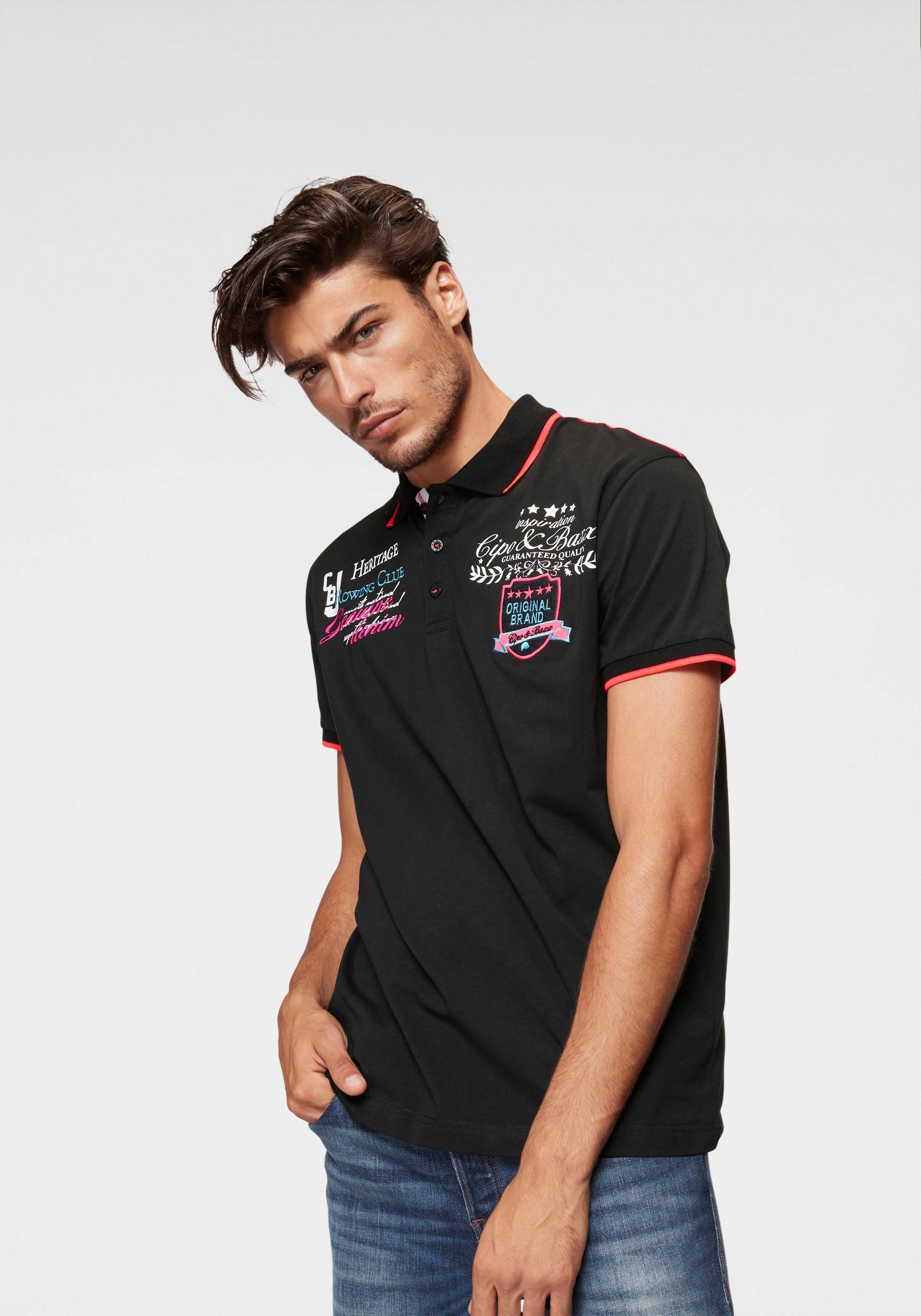Cipo & Baxx Poloshirt »Rowing Club«, bis Gr. 5XL Cipo & Baxx Poloshirt »Rowing Club«, bis Gr. 5XL von Cipo & Baxx
