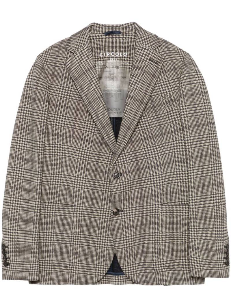 Circolo 1901 Prince of Wales pattern blazer - Neutrals von Circolo 1901