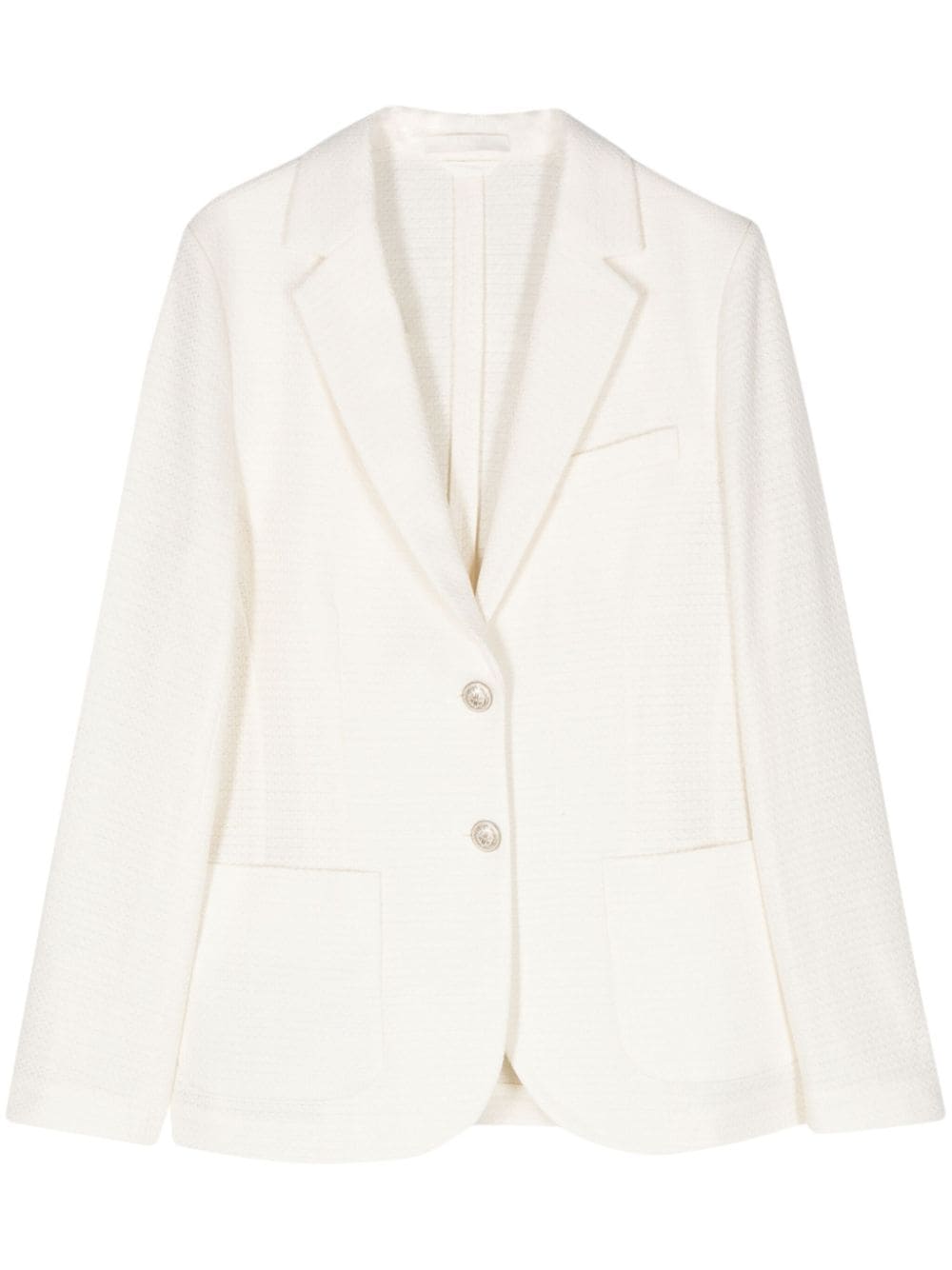 Circolo 1901 cotton-linen-blend blazer - Neutrals von Circolo 1901